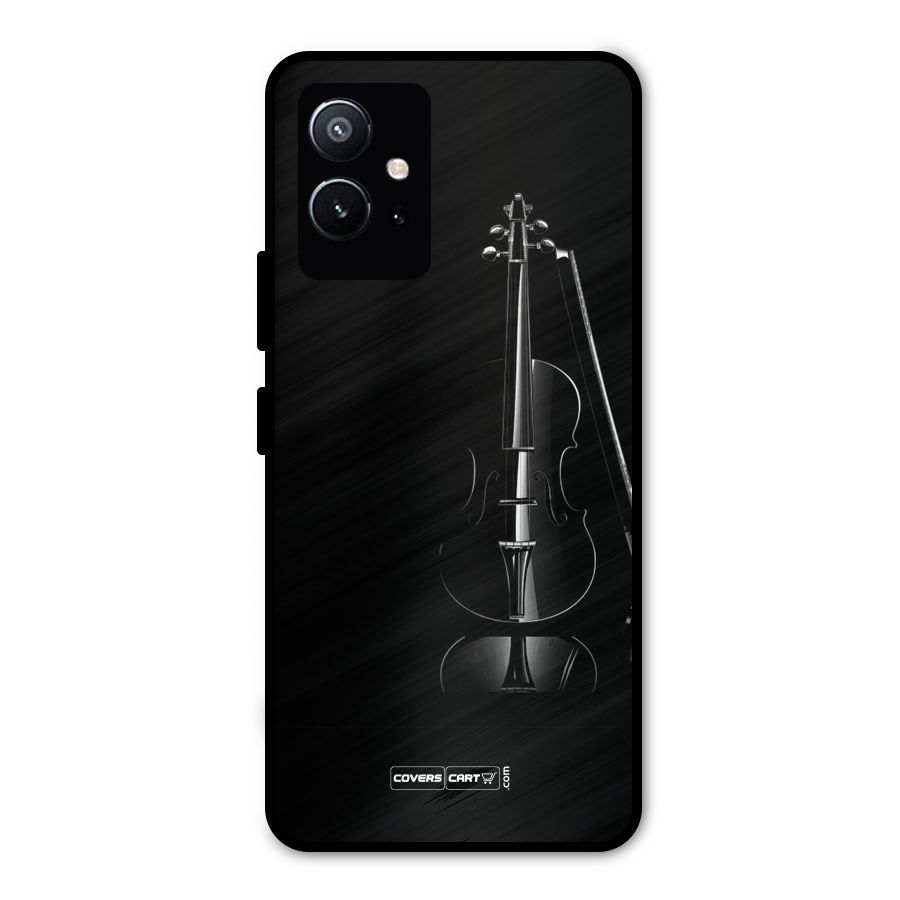 Elegant Violin Metal Back Case for Vivo Y75 5G