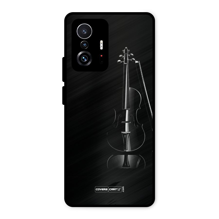 Elegant Violin Metal Back Case for Xiaomi 11T Pro
