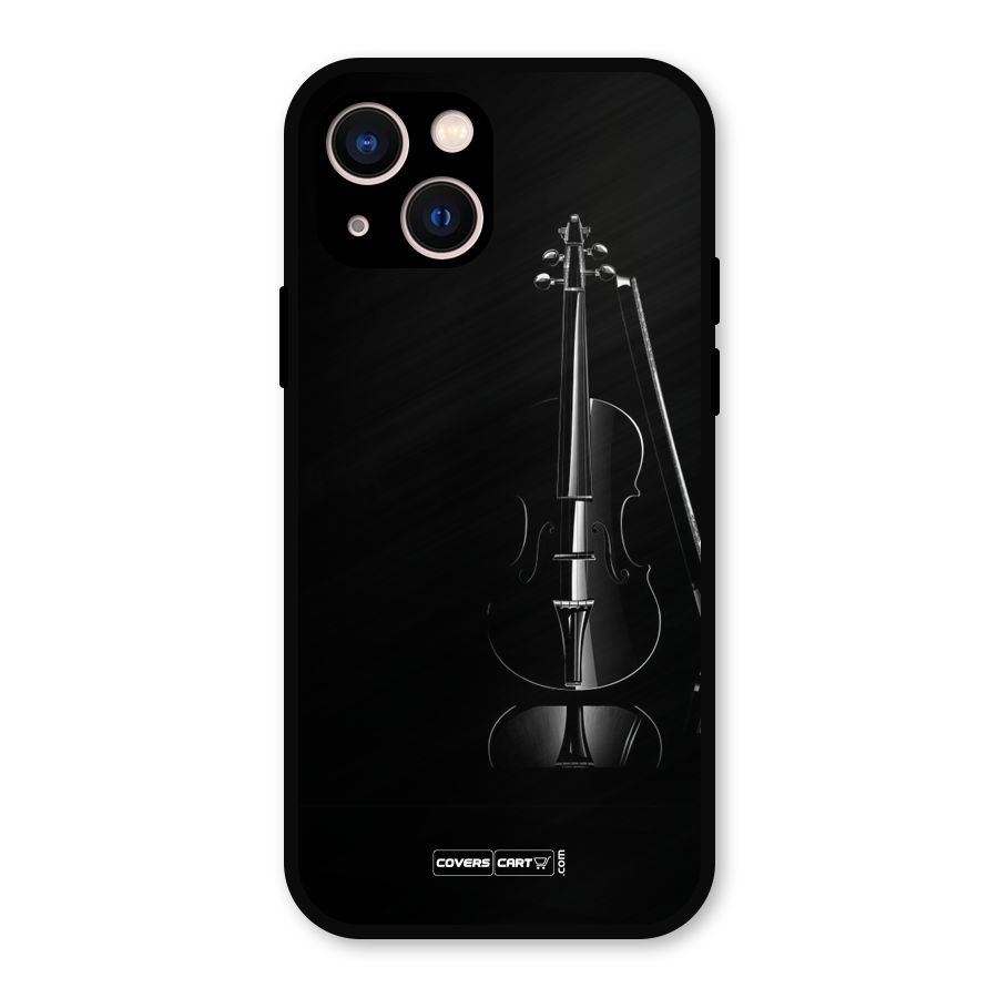Elegant Violin Metal Back Case for iPhone 13