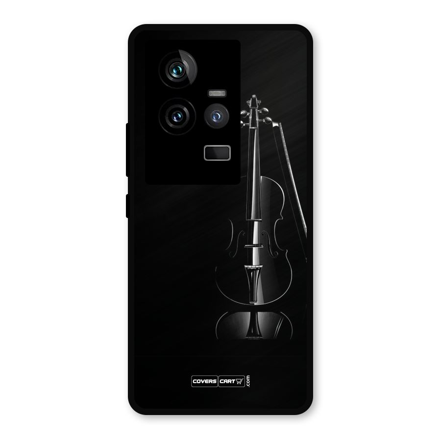 Elegant Violin Metal Back Case for iQOO 11 5G