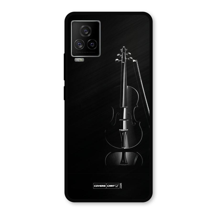 Elegant Violin Metal Back Case for iQOO 7 Legend 5G