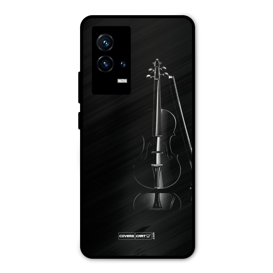 Elegant Violin Metal Back Case for iQOO 9 5G