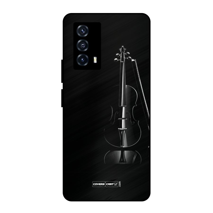 Elegant Violin Metal Back Case for iQOO Z5