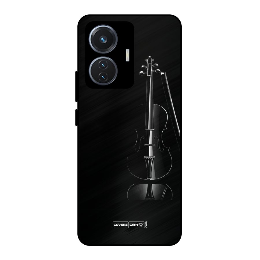 Elegant Violin Metal Back Case for iQOO Z6 44W