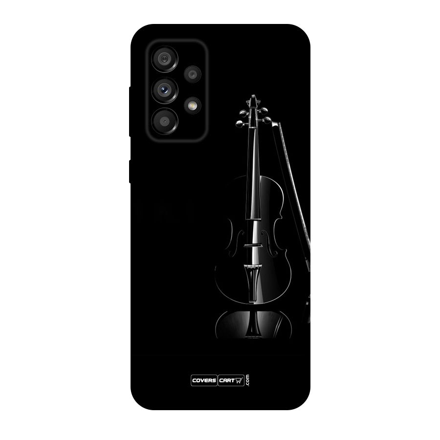 Elegant Violin Original Polycarbonate Back Case for Galaxy A73 5G