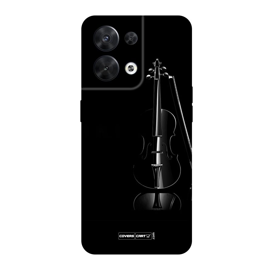 Elegant Violin Original Polycarbonate Back Case for Oppo Reno8 5G