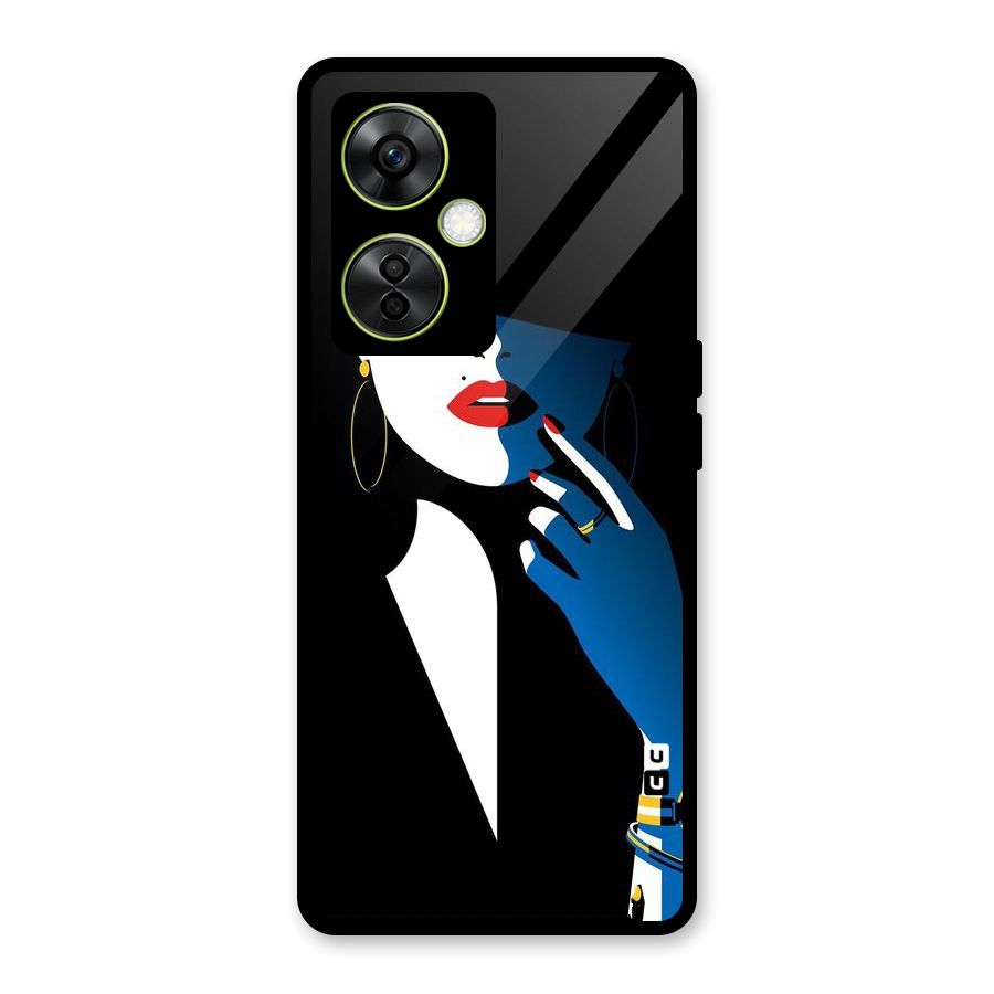 Elegant Woman Glass Back Case for OnePlus Nord CE 3 Lite
