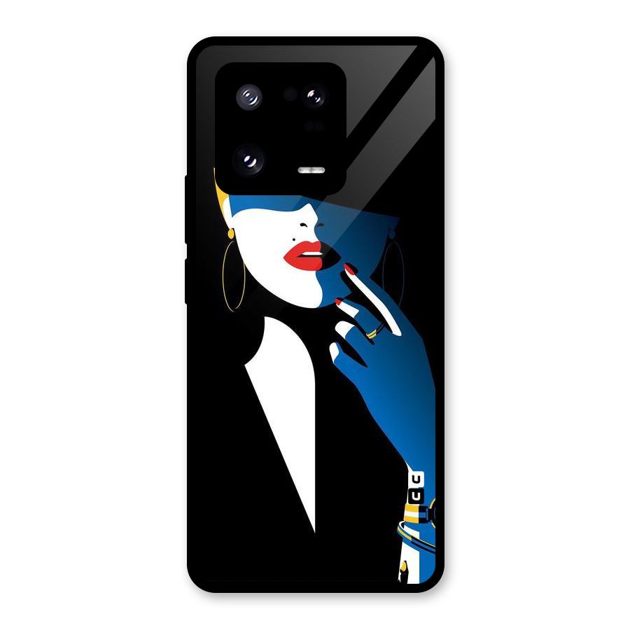 Elegant Woman Glass Back Case for Xiaomi 13 Pro