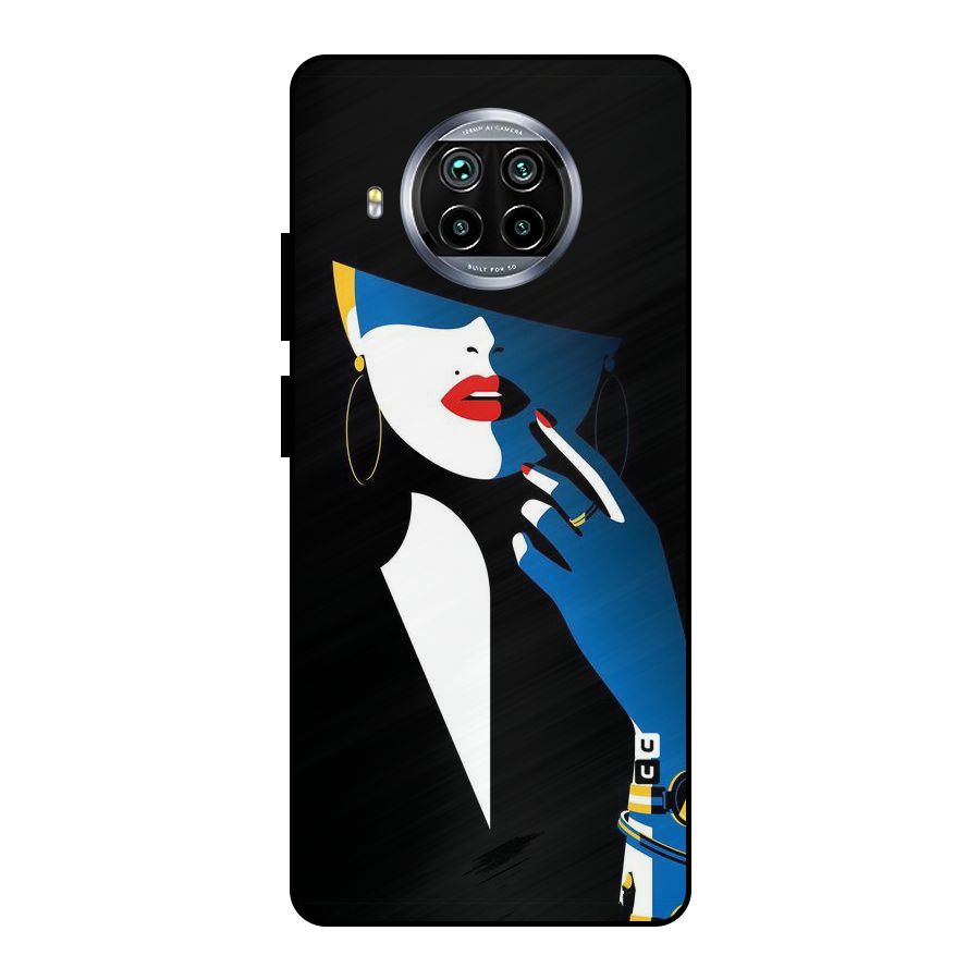 Elegant Woman Metal Back Case for Mi 10i