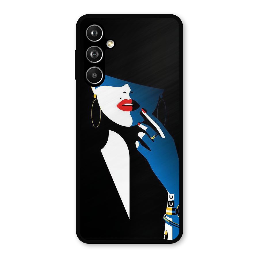 Elegant Woman Metal Back Case for Samsung Galaxy M54