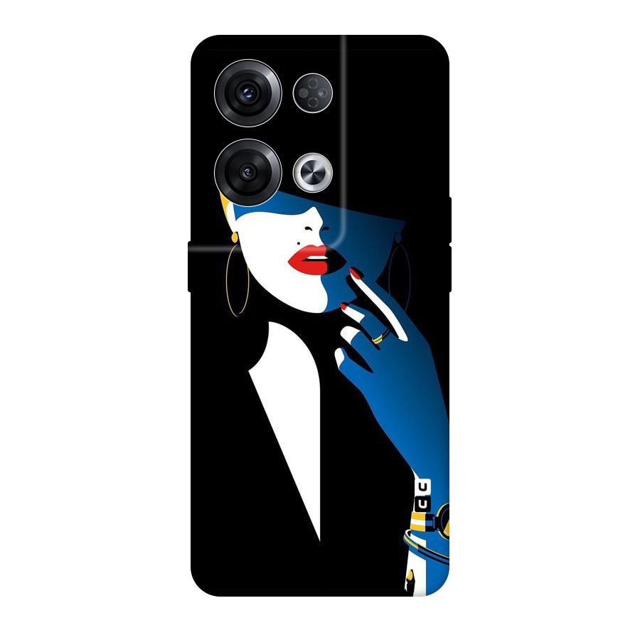 Elegant Woman Original Polycarbonate Back Case for Oppo Reno8 Pro 5G