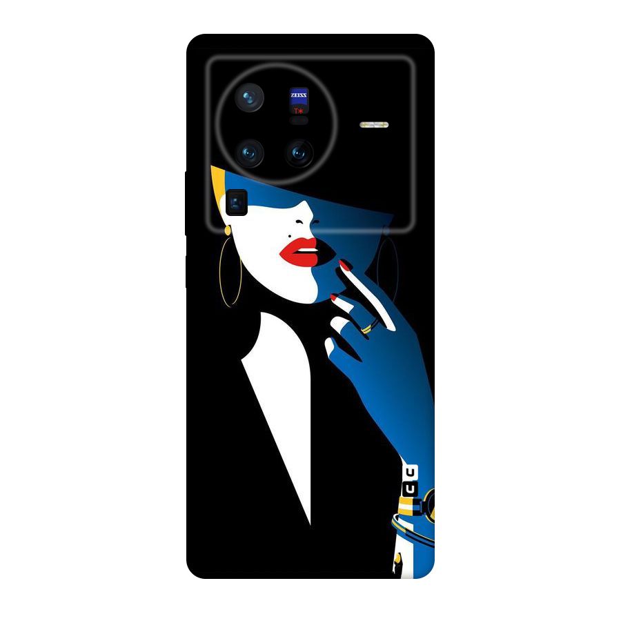 Elegant Woman Original Polycarbonate Back Case for Vivo X80