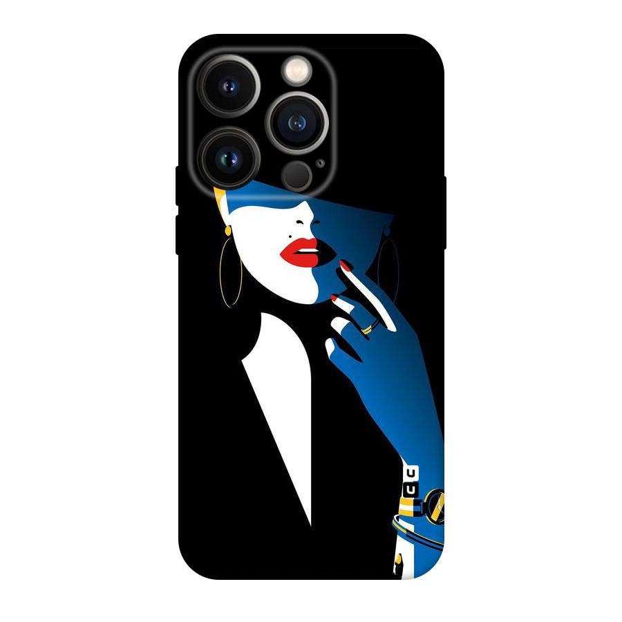 Elegant Woman Original Polycarbonate Back Case for iPhone 14 Pro