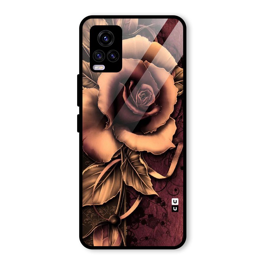 Elite Artsy Glass Back Case for Vivo V20 2021