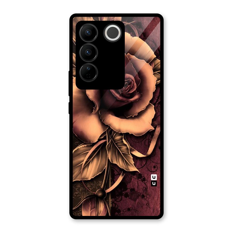 Elite Artsy Glass Back Case for Vivo V27 Pro