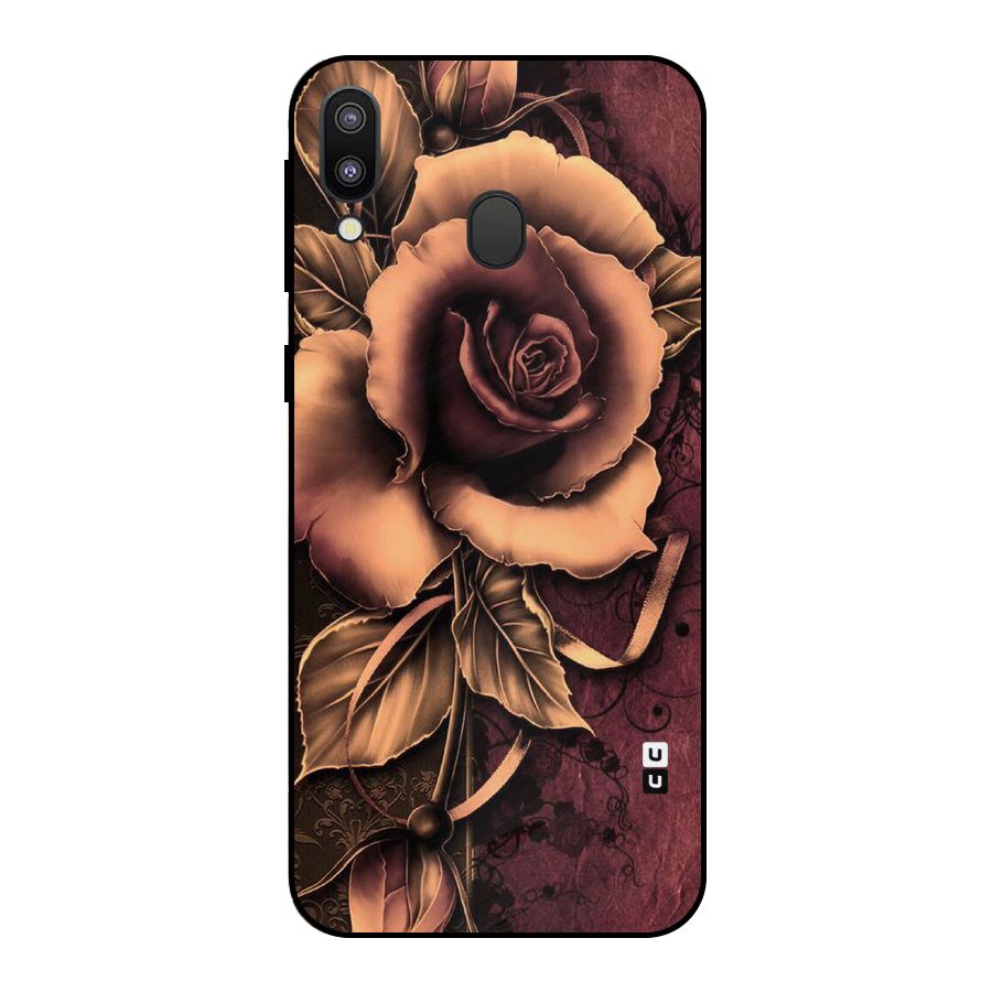 Elite Artsy Metal Back Case for Galaxy M20