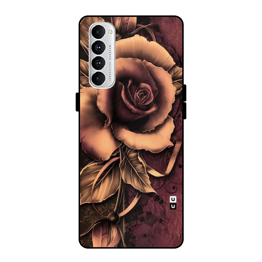 Elite Artsy Metal Back Case for Oppo Reno4 Pro