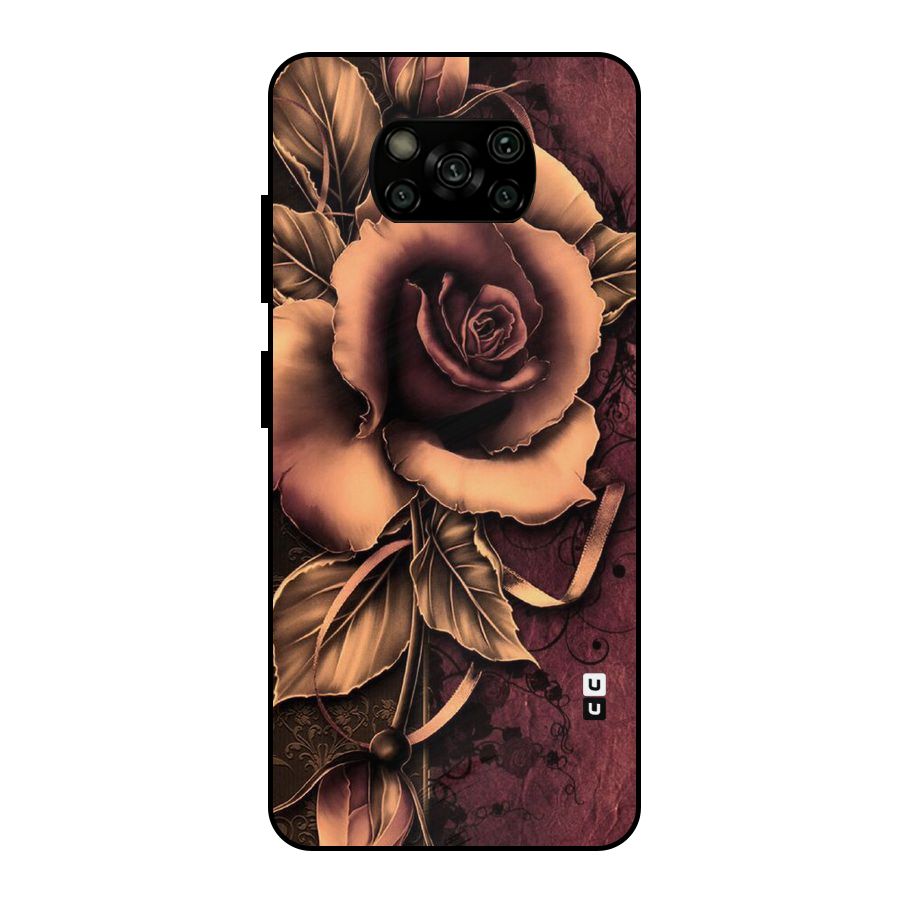 Elite Artsy Metal Back Case for Poco X3