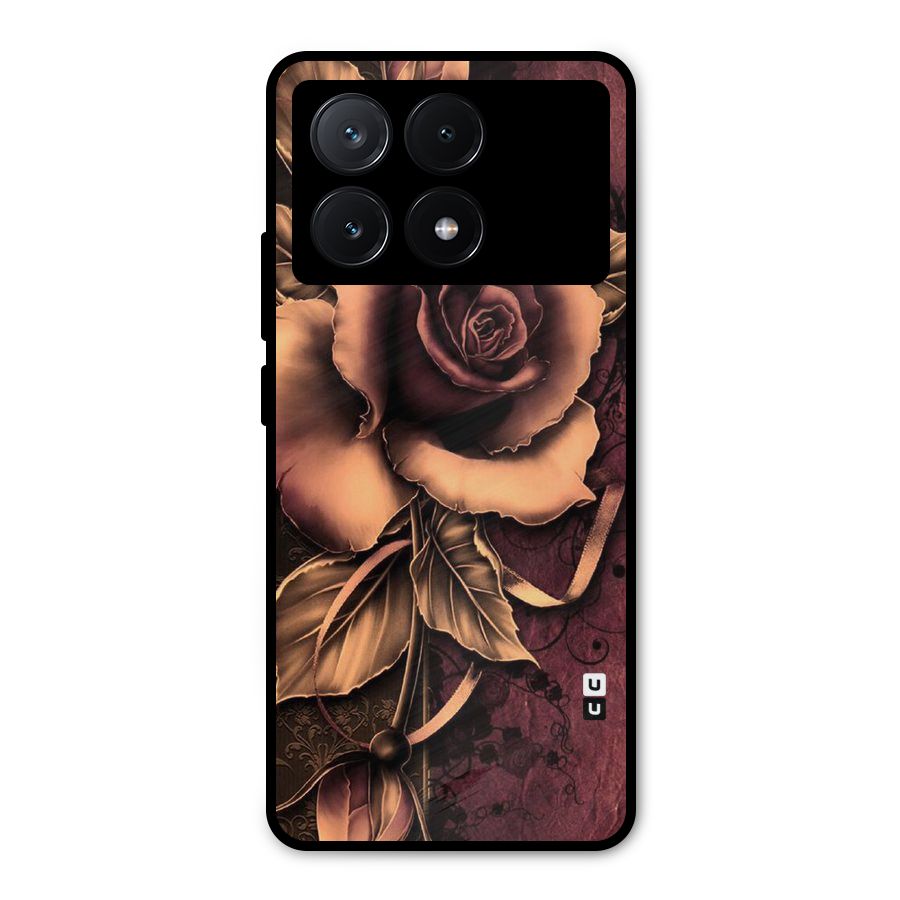Elite Artsy Metal Back Case for Poco X6 Pro