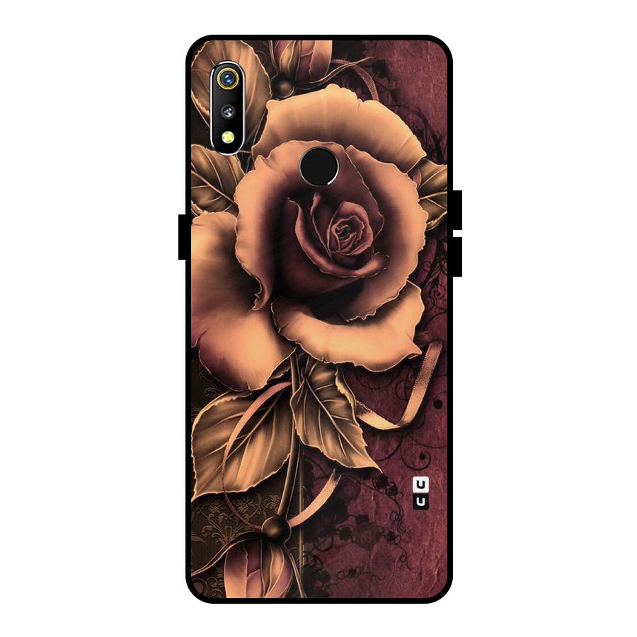 Elite Artsy Metal Back Case for Realme 3i