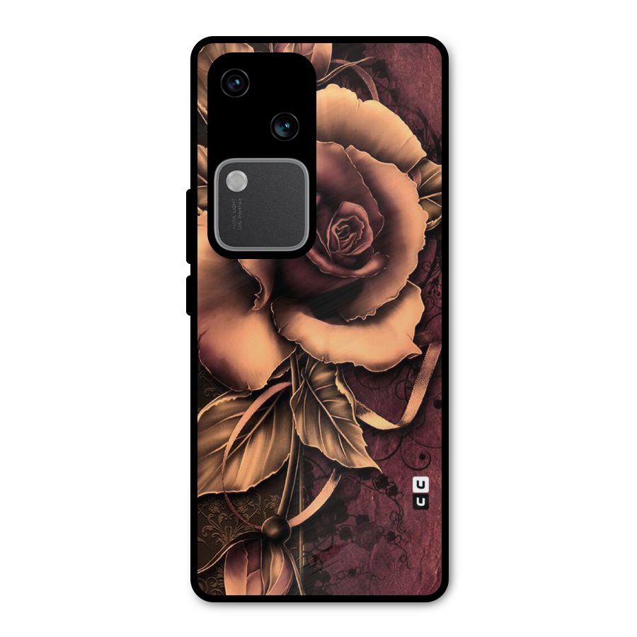 Elite Artsy Metal Back Case for Vivo V30 Pro