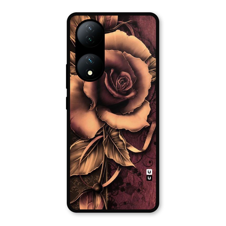 Elite Artsy Metal Back Case for Vivo Y100a