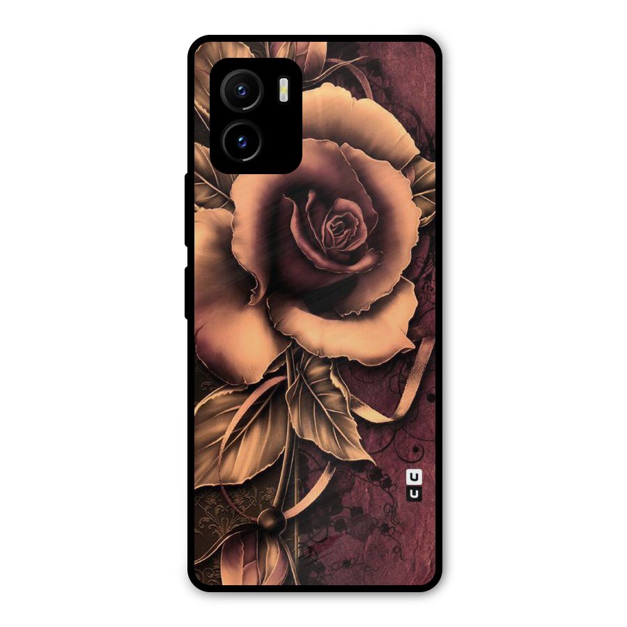 Elite Artsy Metal Back Case for Vivo Y15s