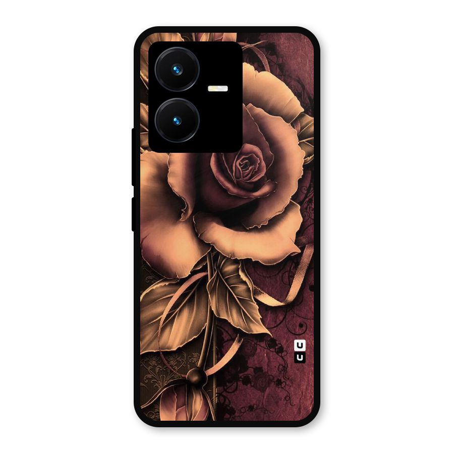 Elite Artsy Metal Back Case for Vivo Y22