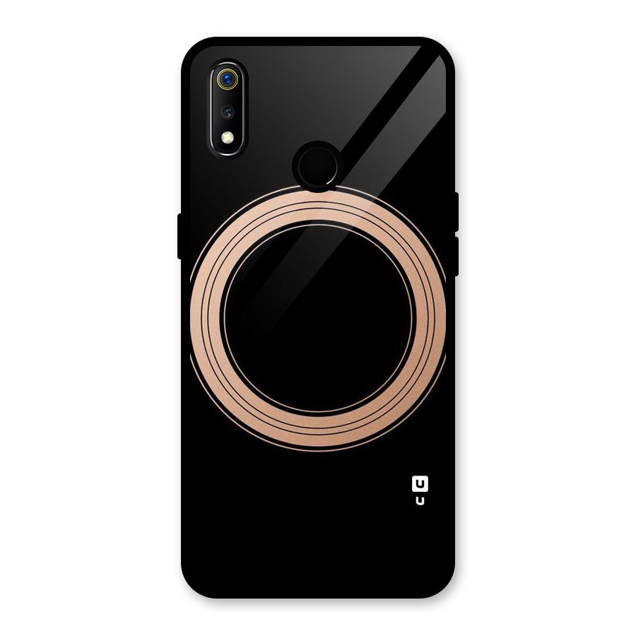 Elite Circle Glass Back Case for Realme 3