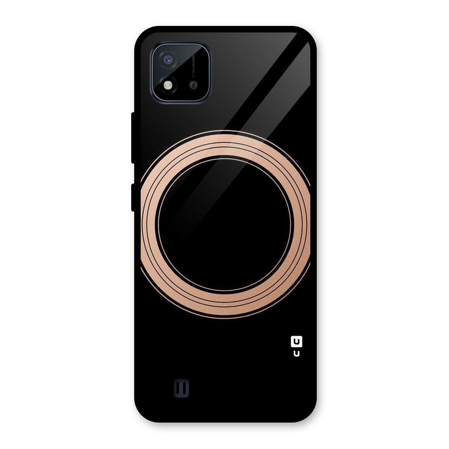 Elite Circle Glass Back Case for Realme C11 2021