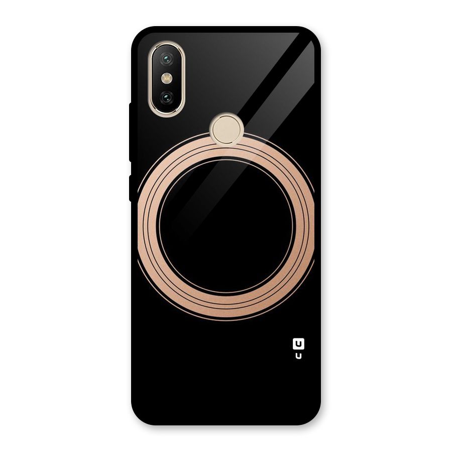 Elite Circle Glass Back Case for Redmi A2