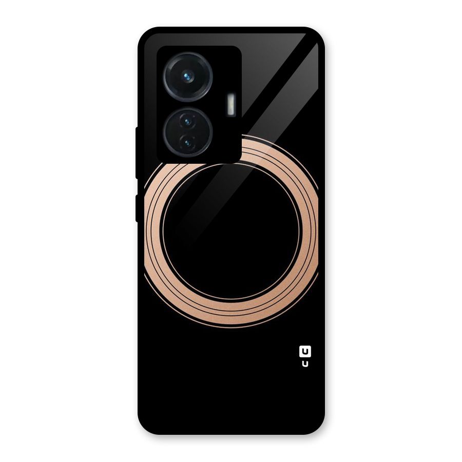 Elite Circle Glass Back Case for Vivo T1 44W