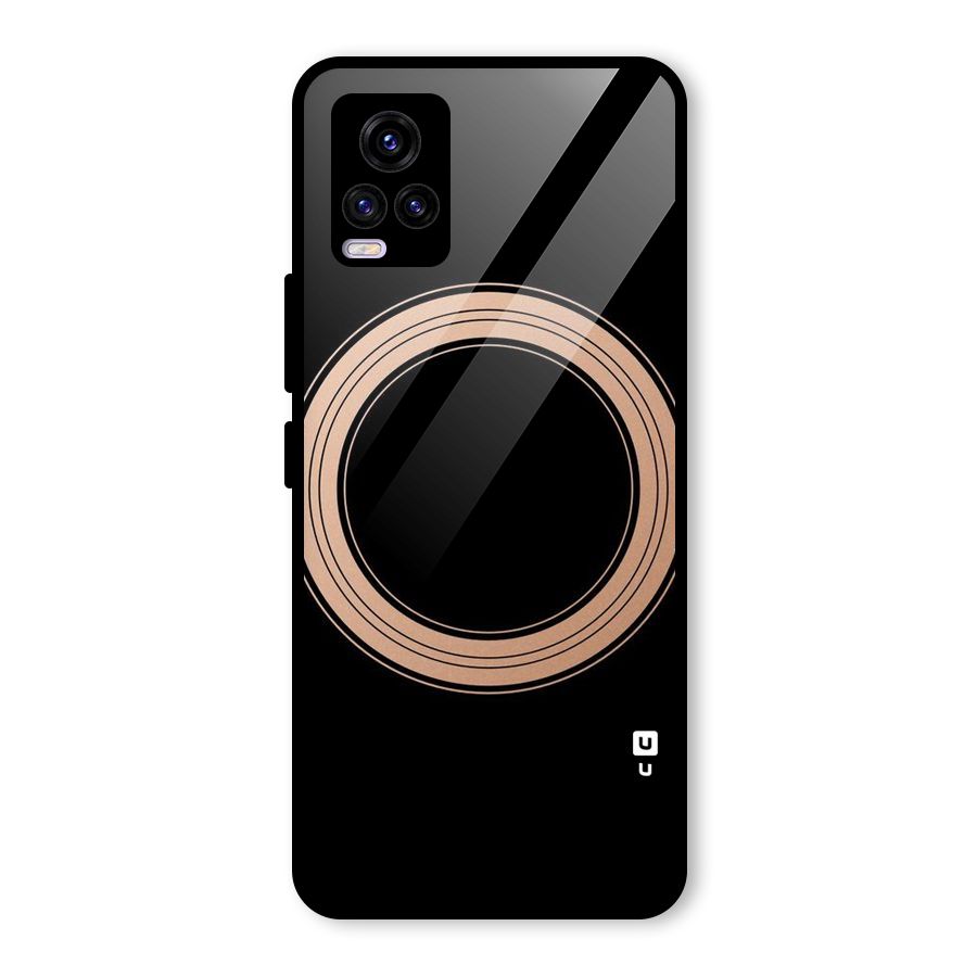 Elite Circle Glass Back Case for Vivo V20 2021