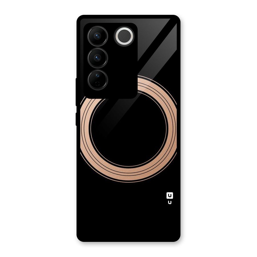 Elite Circle Glass Back Case for Vivo V27