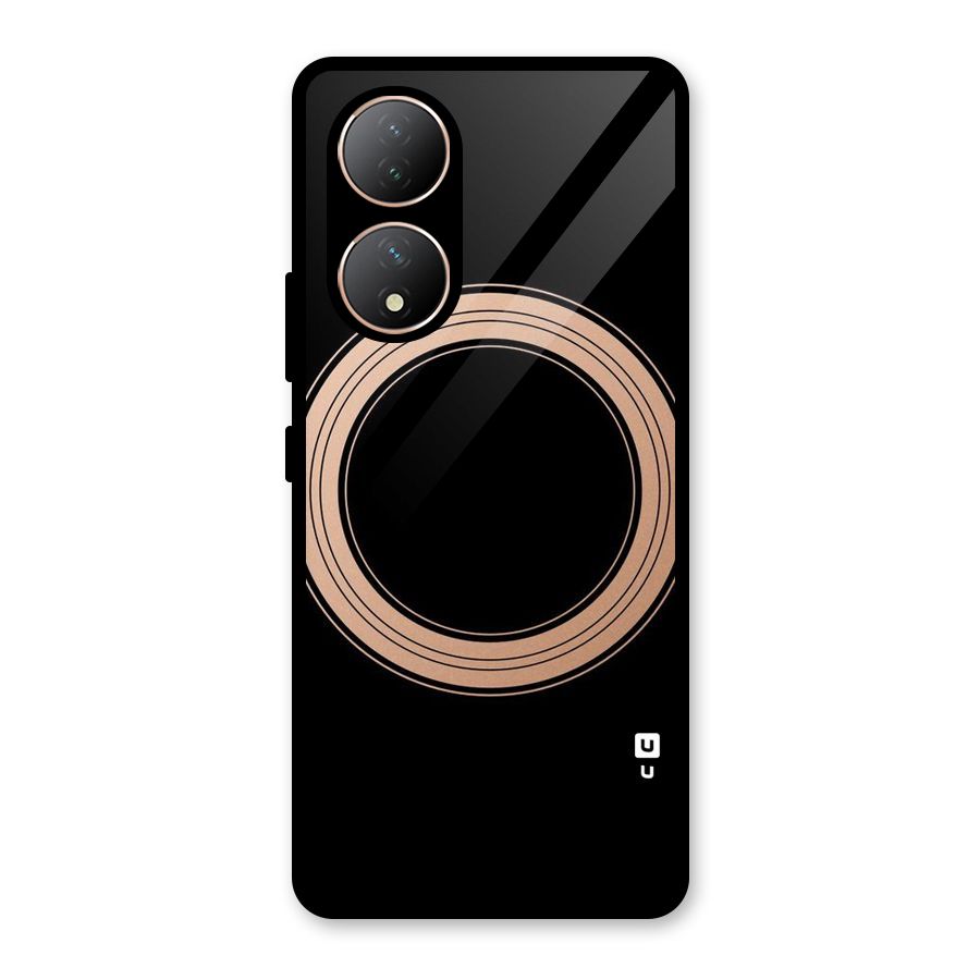 Elite Circle Glass Back Case for Vivo Y100
