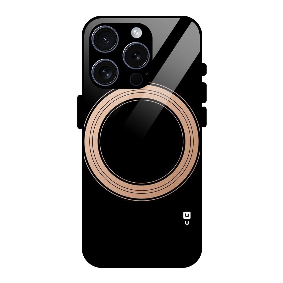 Elite Circle Glass Back Case for iPhone 15 Pro