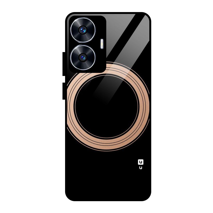 Elite Circle Glass Back Case for realme C55