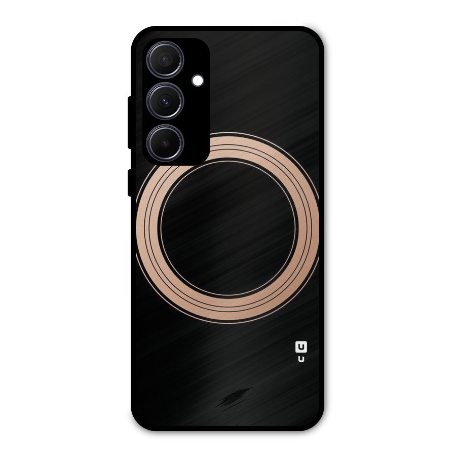 Elite Circle Metal Back Case for Galaxy A35