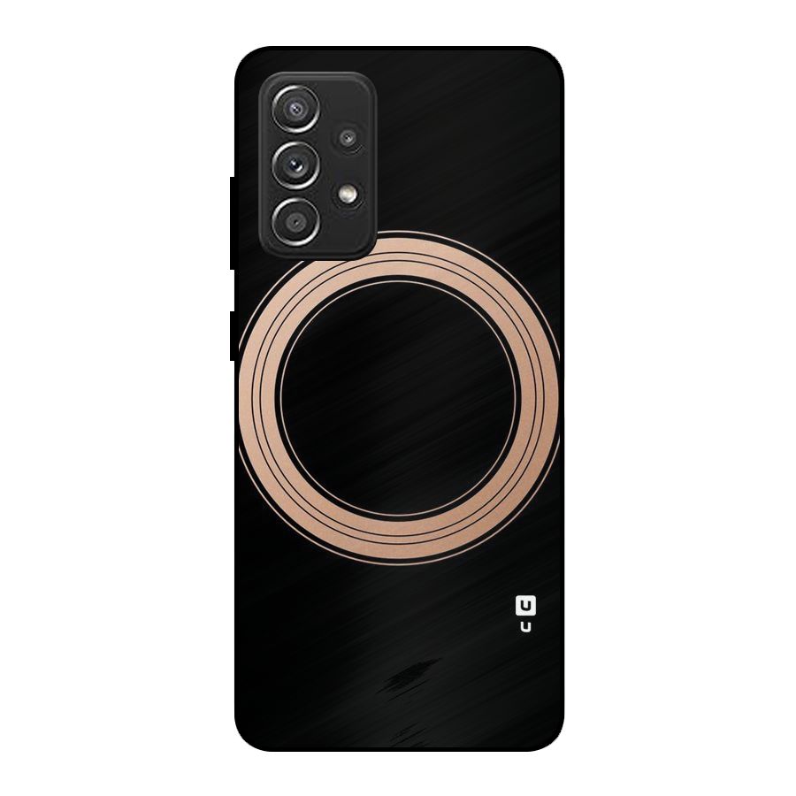 Elite Circle Metal Back Case for Galaxy A52s 5G