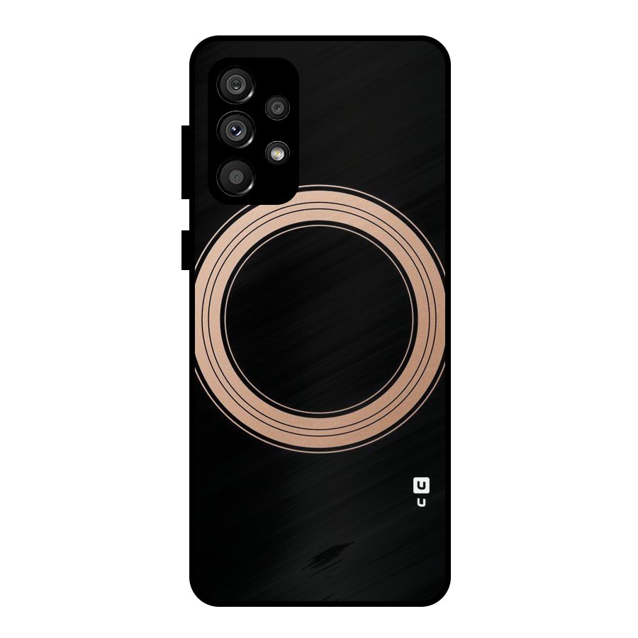 Elite Circle Metal Back Case for Galaxy A73 5G