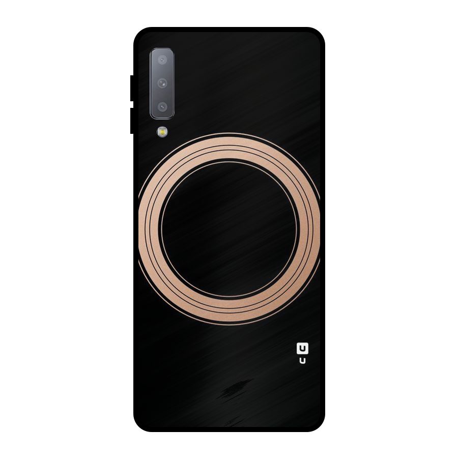 Elite Circle Metal Back Case for Galaxy A7 (2018)