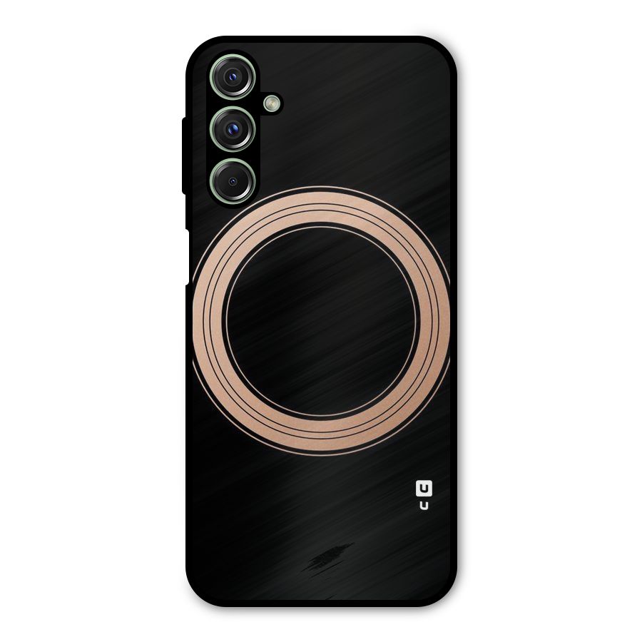 Elite Circle Metal Back Case for Galaxy F34