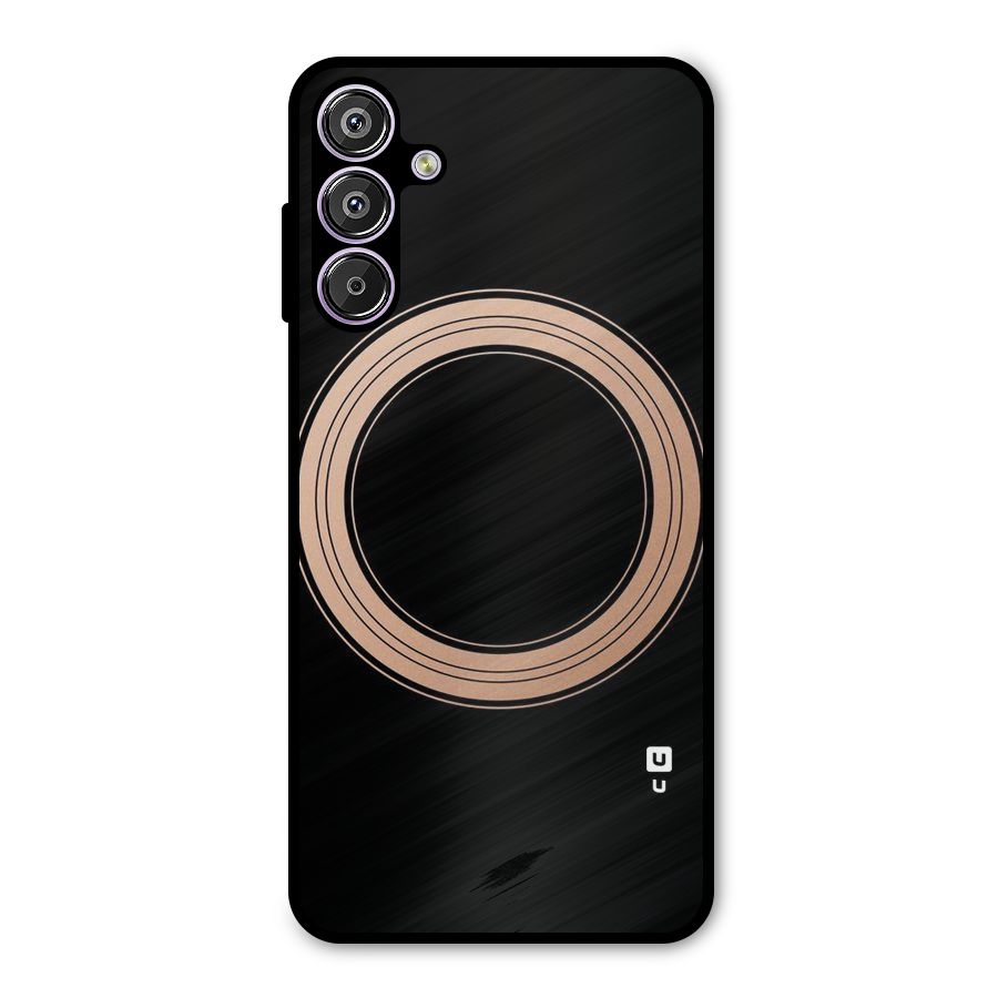 Elite Circle Metal Back Case for Galaxy M15