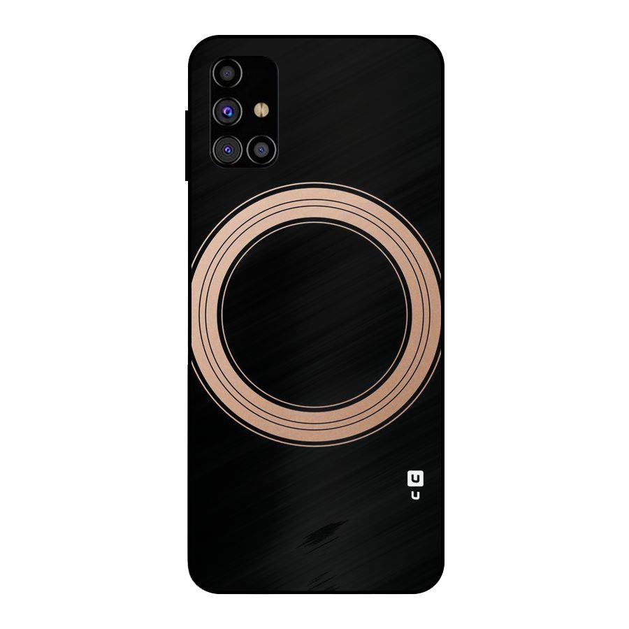 Elite Circle Metal Back Case for Galaxy M31s