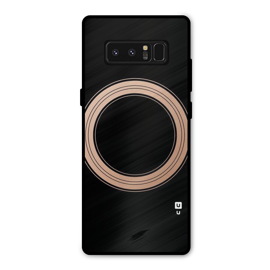 Elite Circle Metal Back Case for Galaxy Note 8