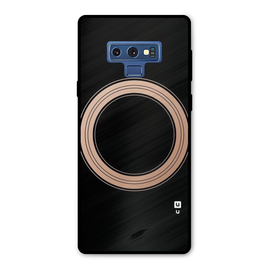 Elite Circle Metal Back Case for Galaxy Note 9