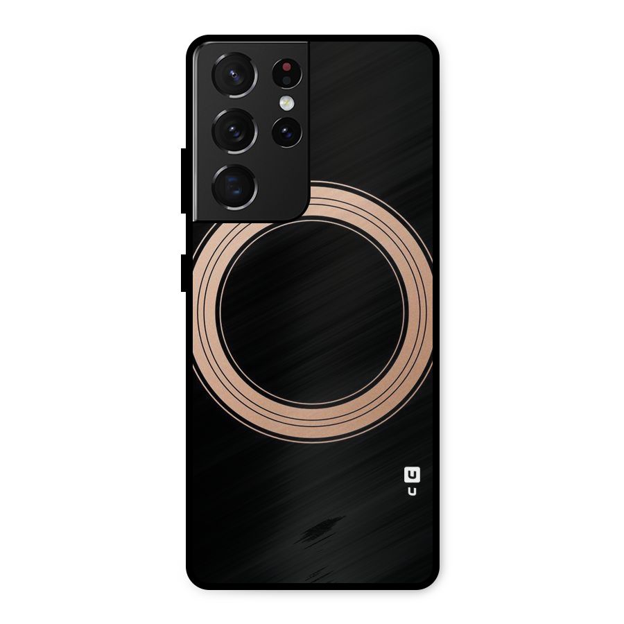 Elite Circle Metal Back Case for Galaxy S21 Ultra 5G