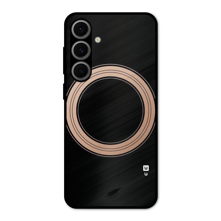 Elite Circle Metal Back Case for Galaxy S24 FE