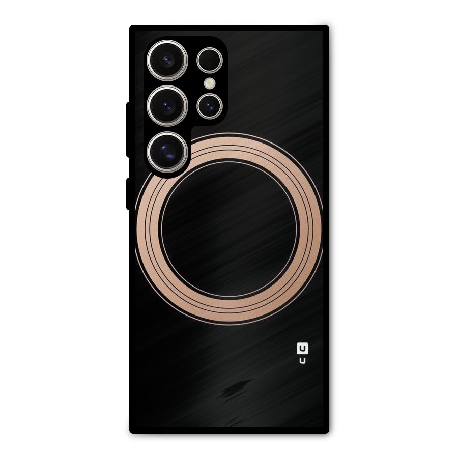 Elite Circle Metal Back Case for Galaxy S24 Ultra