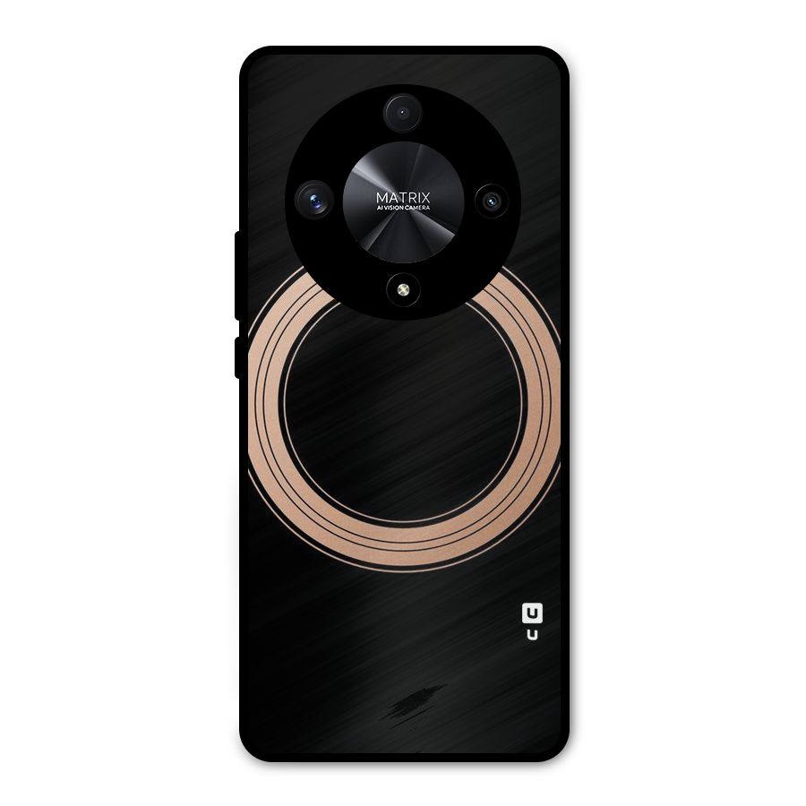 Elite Circle Metal Back Case for Honor X9b